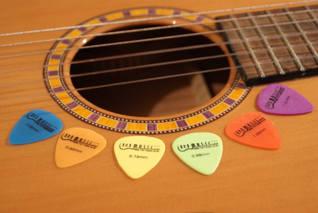 guitar plectrums